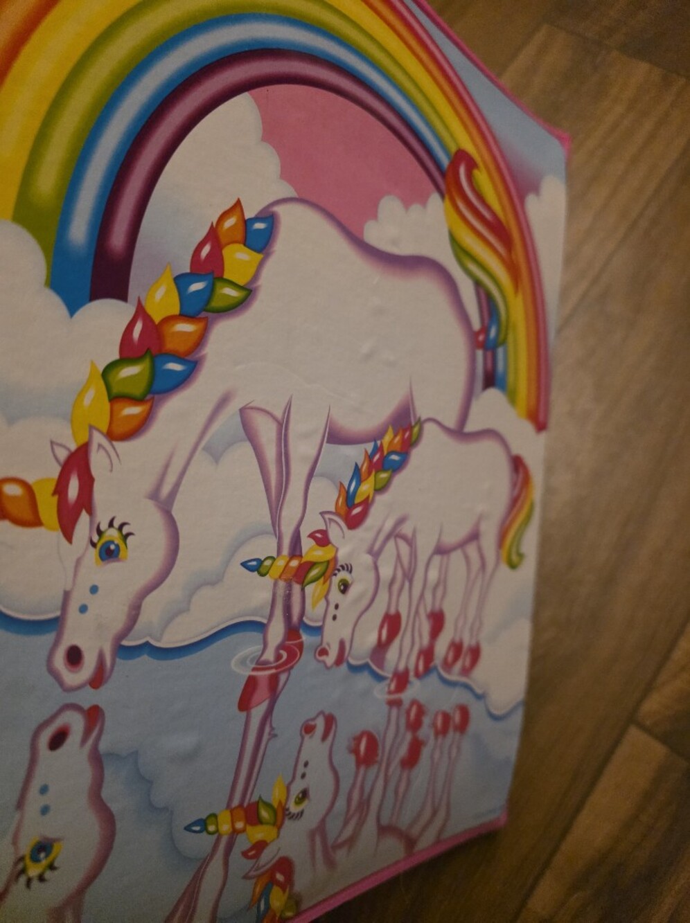 90s Lisa Frank Markie the Unicorn Trapper Keeper - Picture 8 of 13